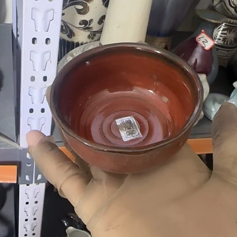 瓷片国营厂库存微瑕10厘米