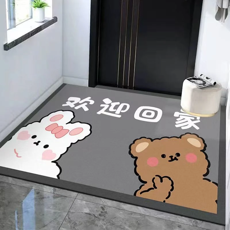 门口地垫入户门耐脏除尘脚垫家用大门口垫子客厅玄关进门地毯门垫