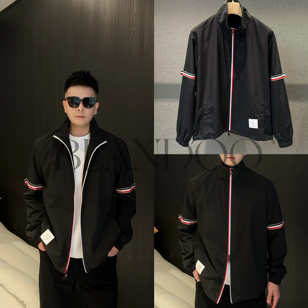 BLANDOO "经典撞色" 男士时尚百搭撞色立领夹克外套K315