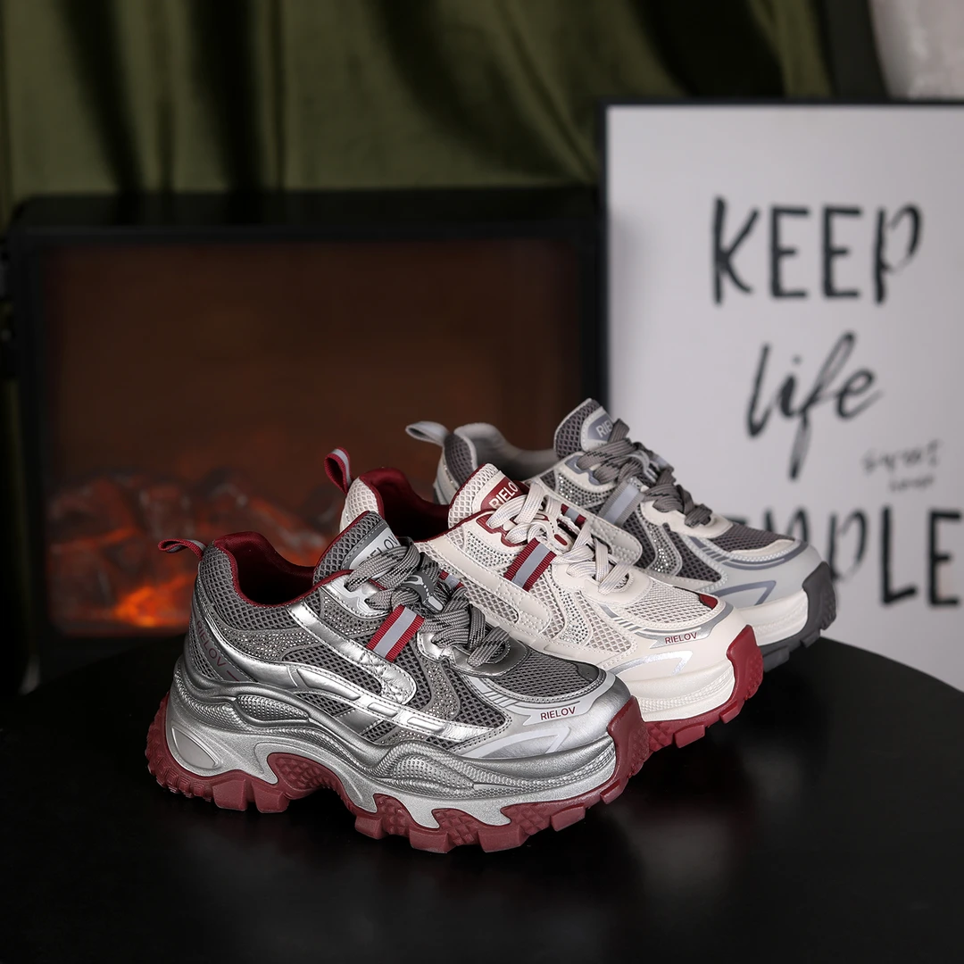 【阿布女鞋●星灿】增高7cm时尚潮流百搭女士休闲鞋2551-1