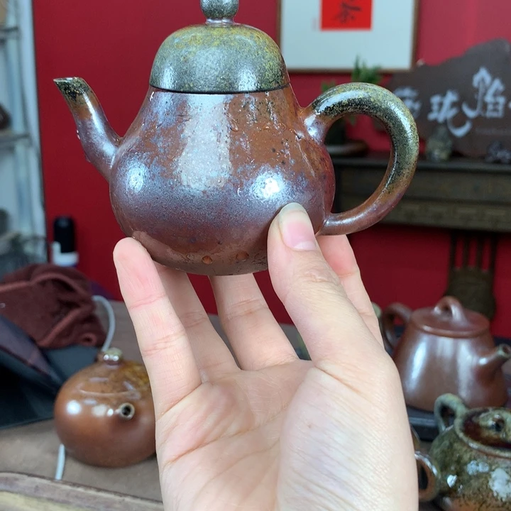 紫砂柴烧剩*纯自然柴烧