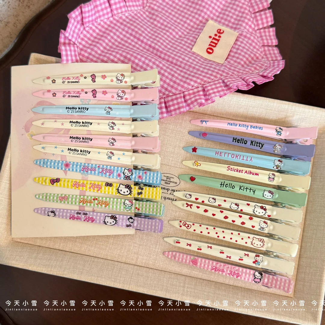 爆款蓬松Kitty发夹一字发卡萌趣卡通头饰少女蓬松刘海碎发神器