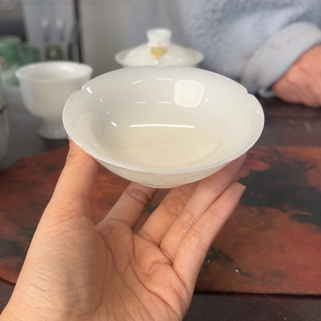 龙泉云间青瓷小米茶器