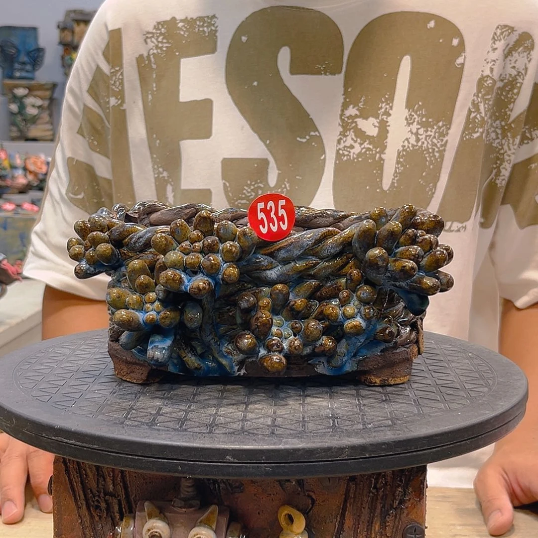 535 号陶然花器厂家直销微瑕