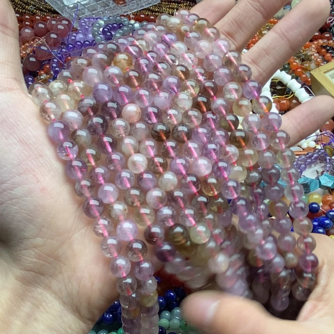 玛瑙/玉髓未镶嵌珠宝半成品一条天然8mm