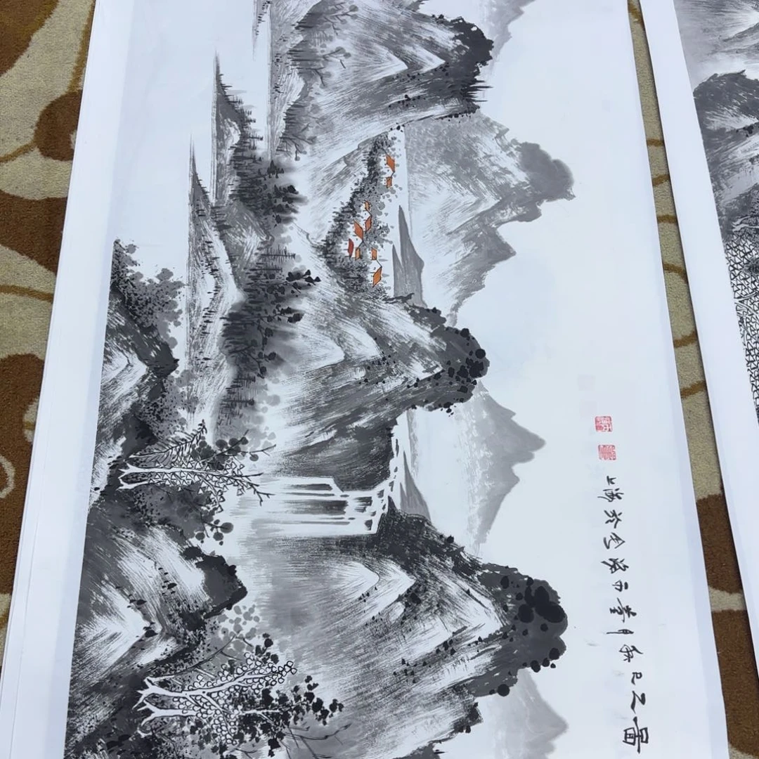 木***佑国画四尺李欣李欣主播