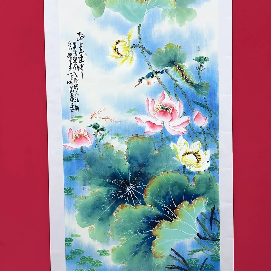 国画谢丝雪8平尺精品精品