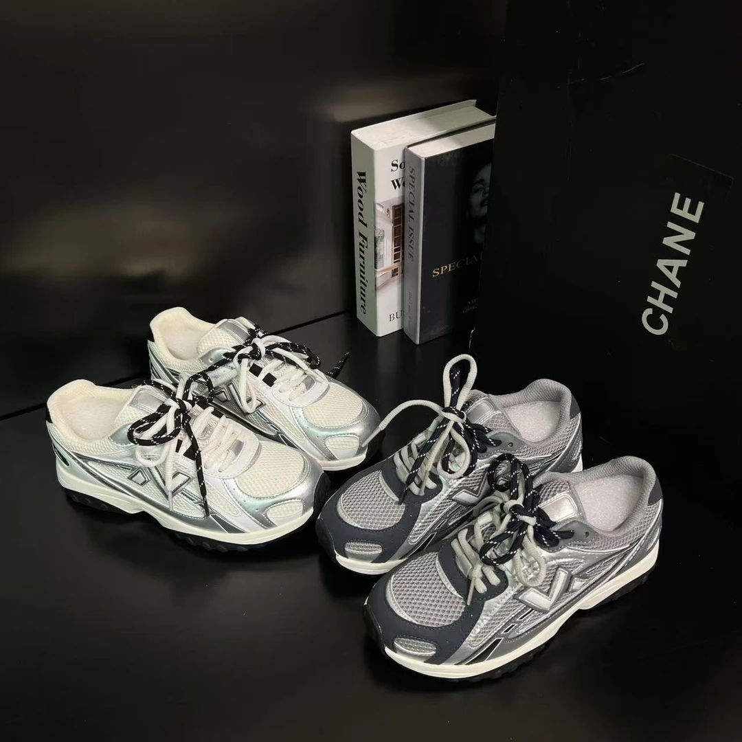 【运动出街】厚底时尚百搭休闲老爹鞋秋季软底运动德训鞋女1023-1