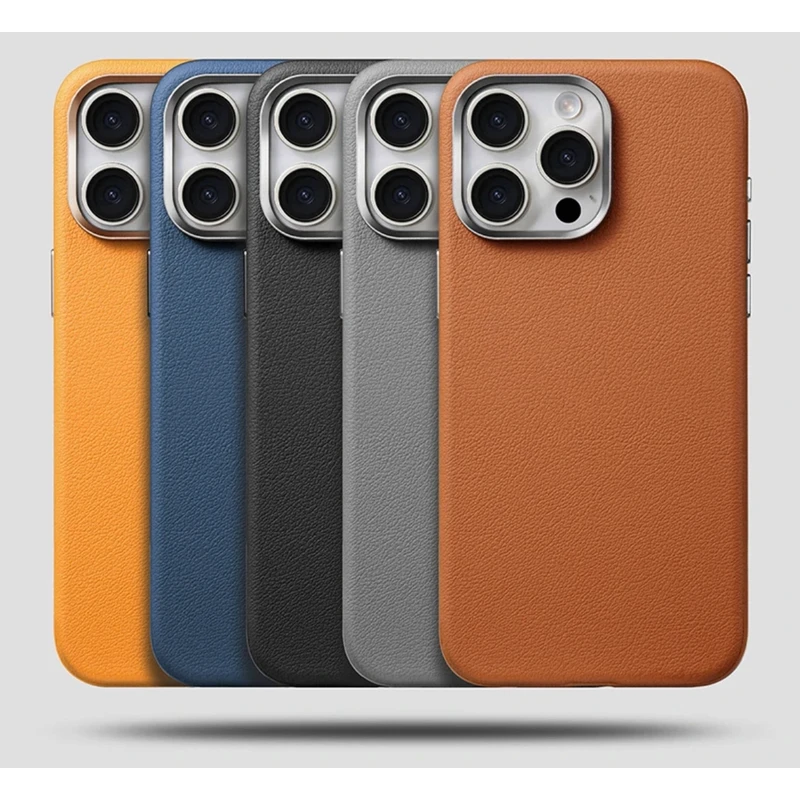 清库存简约素皮适用苹果iPhone16promax/14pro手机壳防摔