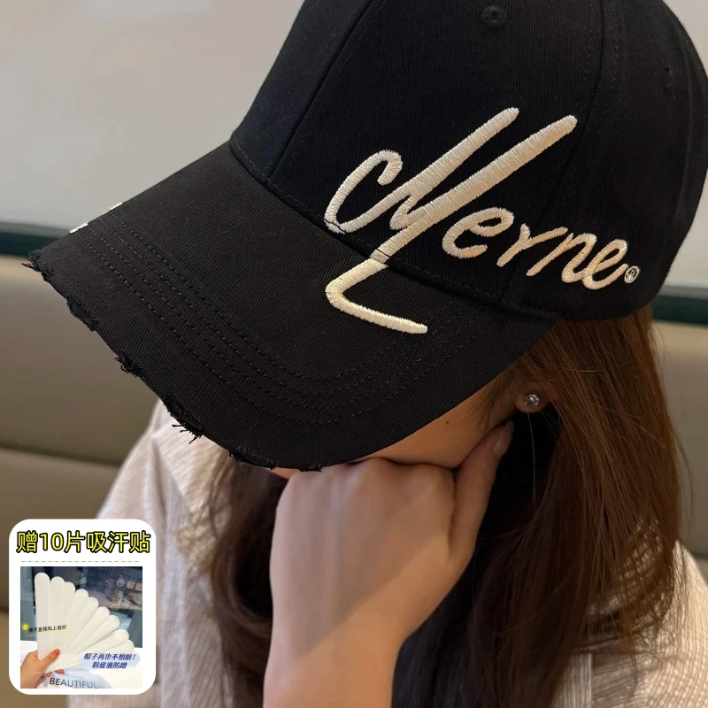 【送吸汗贴】2025新款刺绣字母棒球帽子女户外运动休闲时尚鸭舌帽男