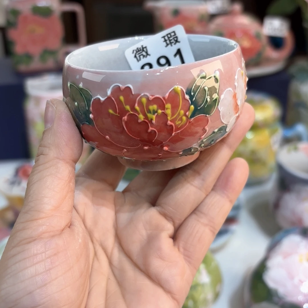 景德镇手绘高温釉下彩陶瓷茶具