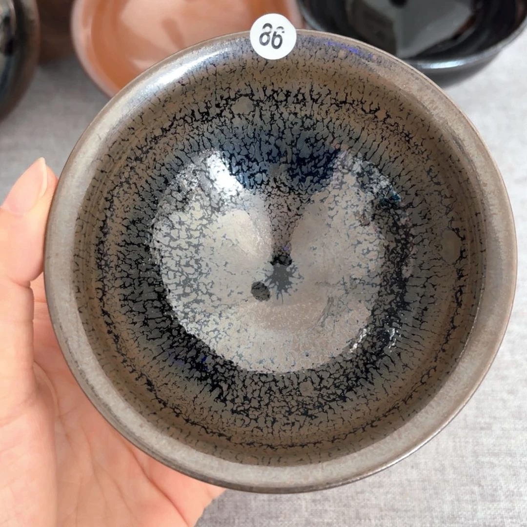 茶盏子衿手工柴烧盏磨底刻字86
