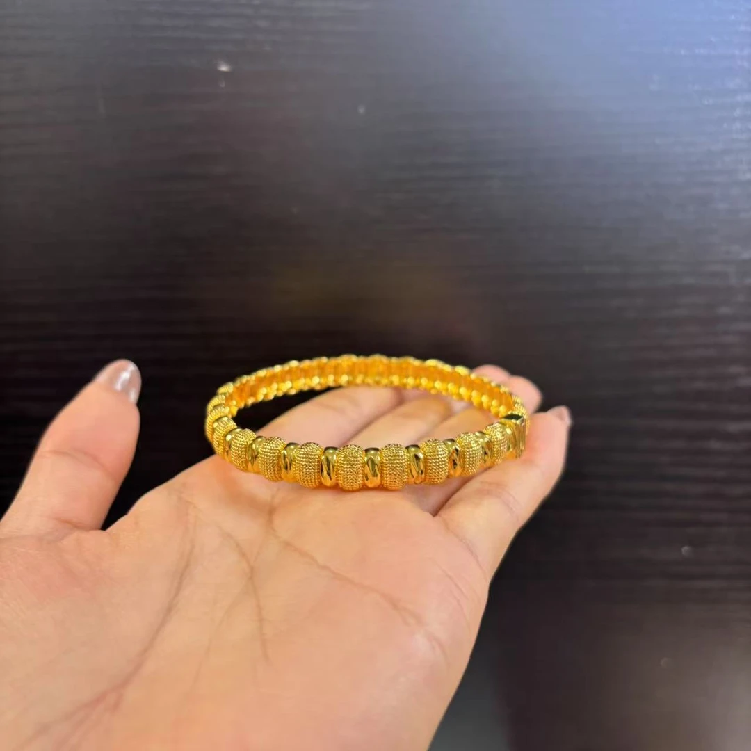 A35-中缅贸易磨砂卡扣手镯