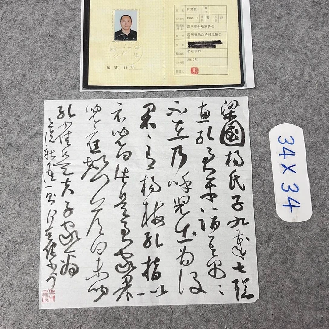书法中书何其健34+34