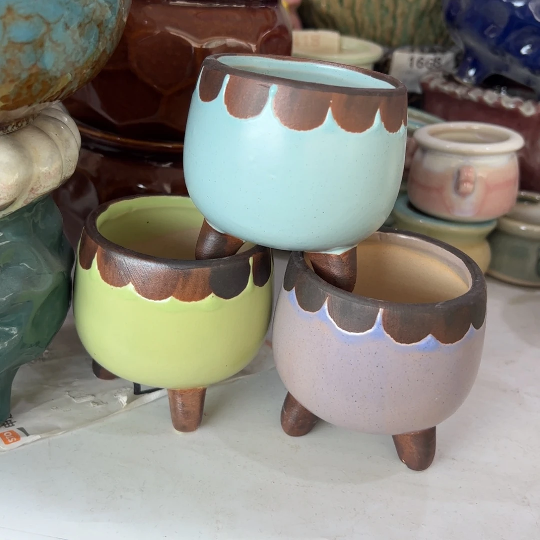 陶瓷陶瓷多肉花盆@@1907