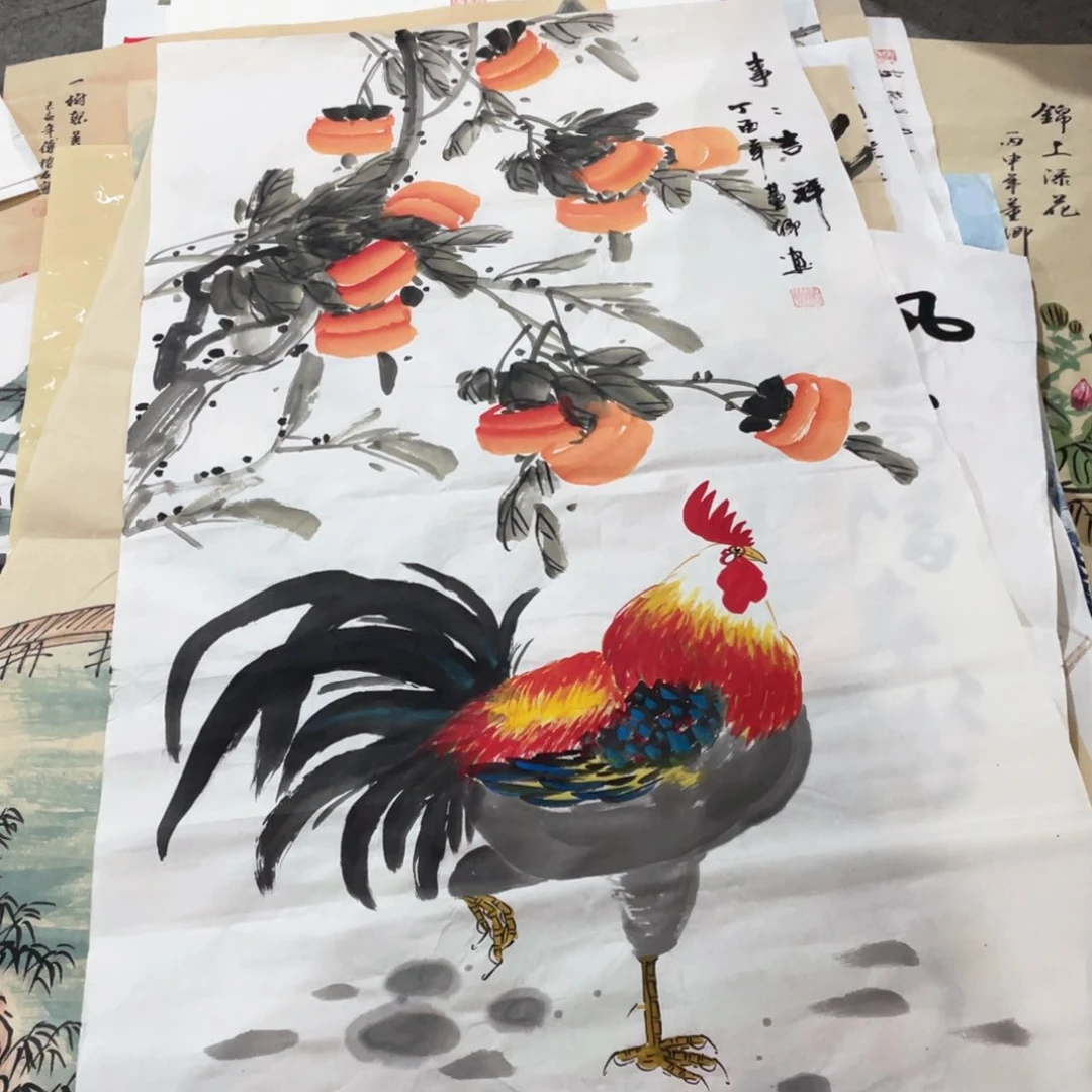 国画国画作品画心一张