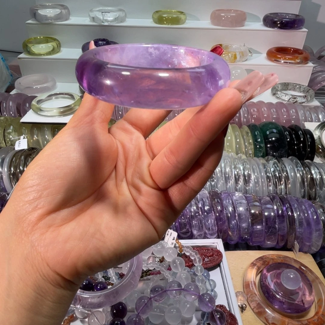 未镶嵌水晶手镯手镯58.7圈口17号