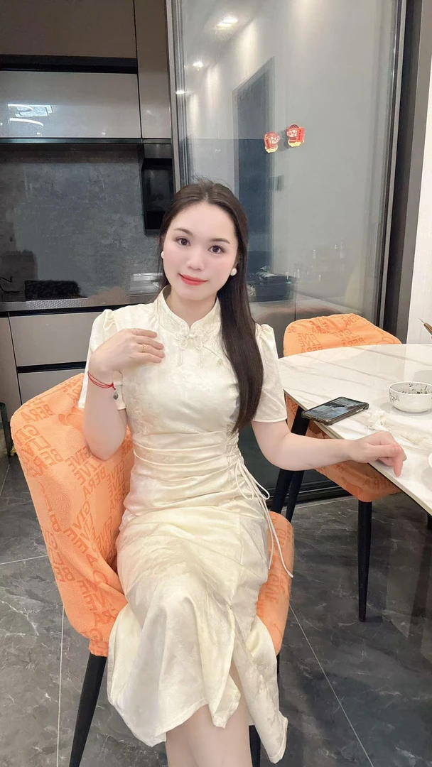 丹妮丝新款女装提花新中式薄款斜襟高开衩旗袍显瘦气质连衣裙