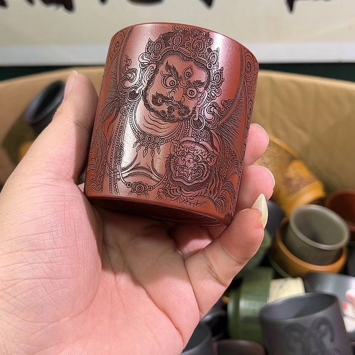 茶杯紫砂全手工紫砂主人杯