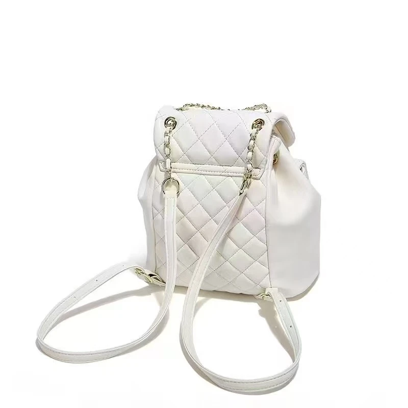 小香风duma（青蛙）双肩包金扣百搭单扣