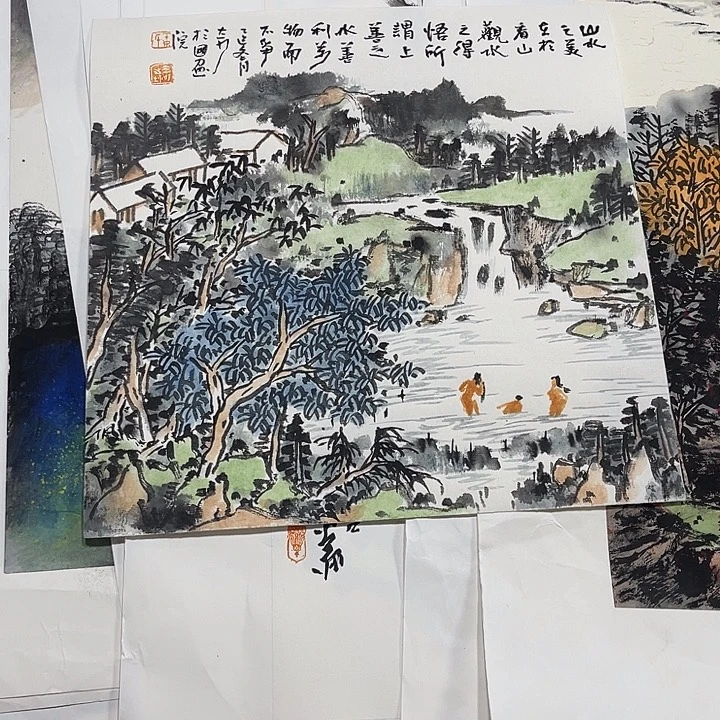姜奇老师山水作品33+33