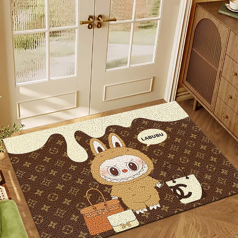 【两只羊】labubu拉布布入户门丝圈地垫家用门口进门地垫防滑脚垫