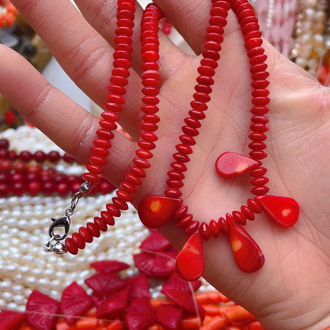 玛瑙/玉髓珠宝半成品未镶嵌三姑娘飞碟项链1条