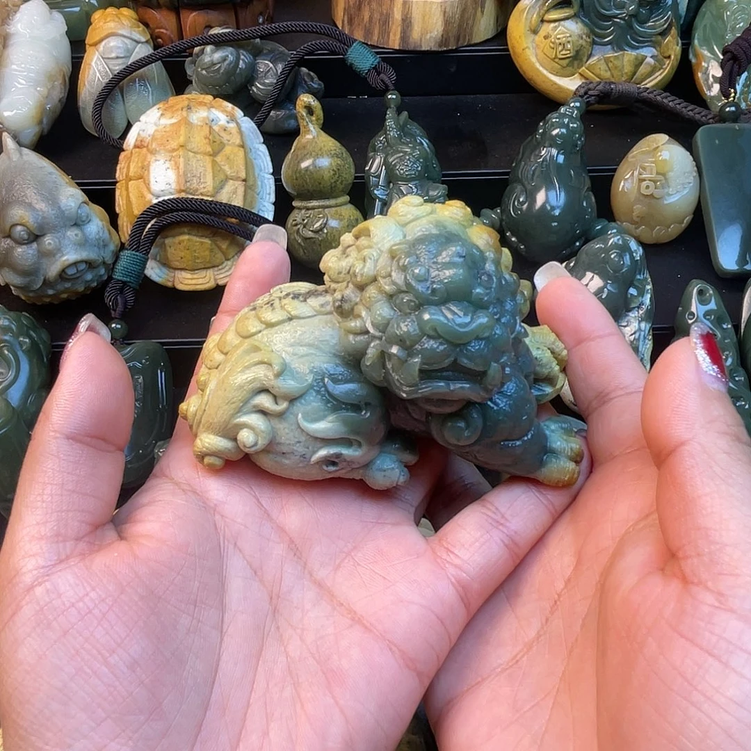 用***3岫岩河磨玉（透闪石质玉）未镶嵌手链