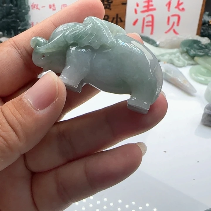 翡翠未镶嵌颈饰保真天然A货翡翠