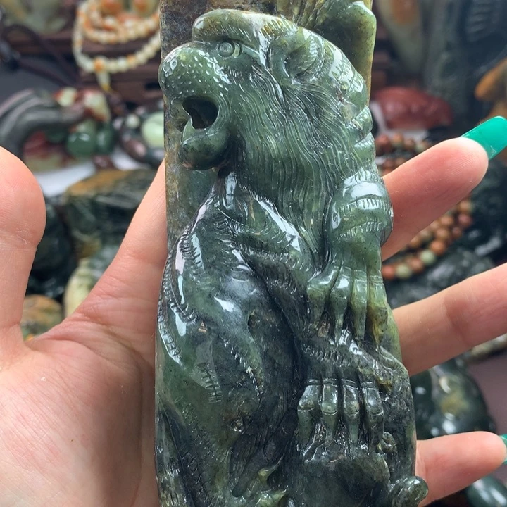 岫岩河磨玉（透闪石质玉）把件未镶嵌