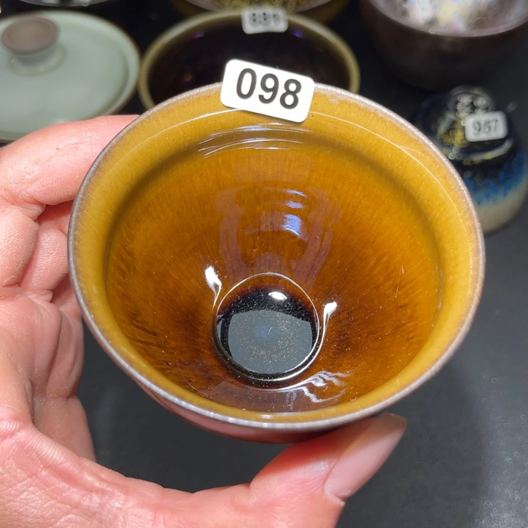 茶盏98 建盏单盏放大漏……