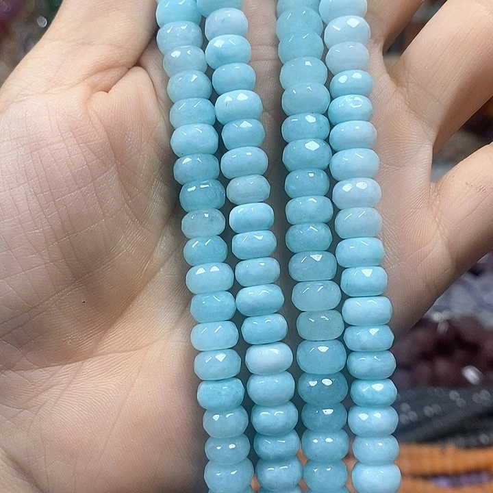 未镶嵌玛瑙/玉髓珠宝半成品玉髓切面卡8mm