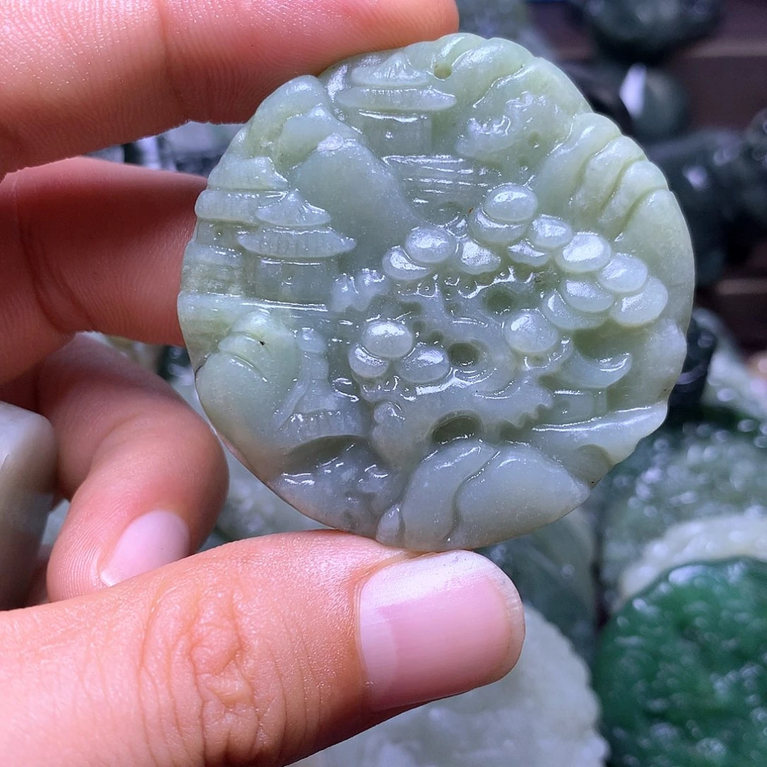 颈饰未镶嵌和田玉
