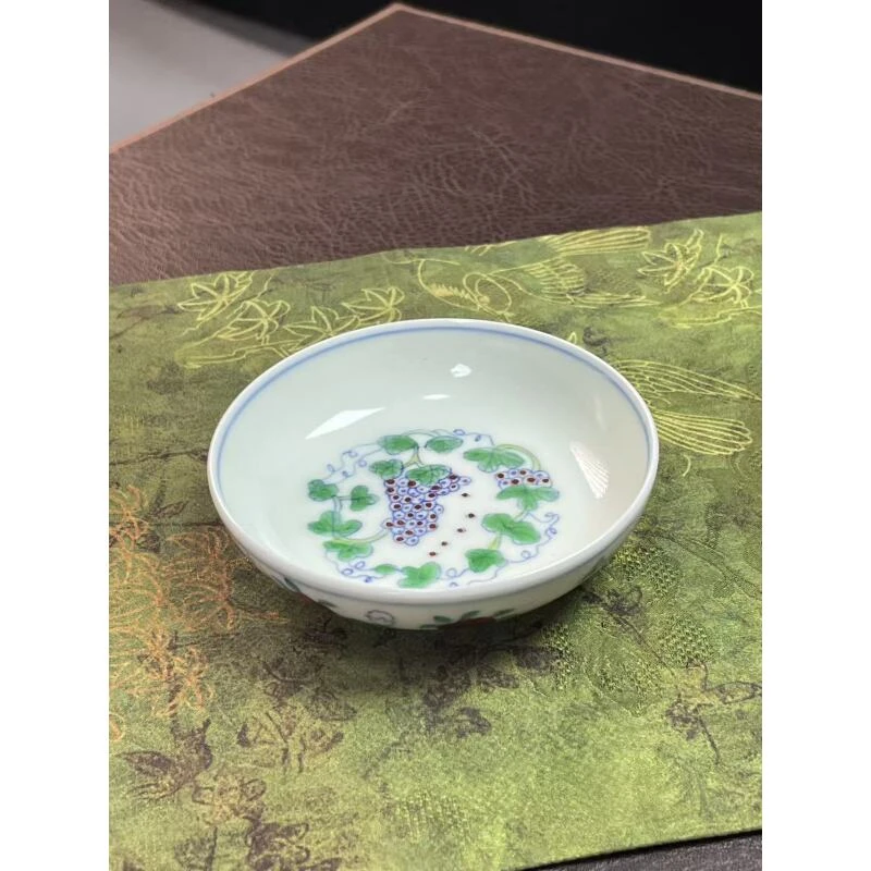 景德镇手工手绘斗彩小茶碗普洱杯70ml