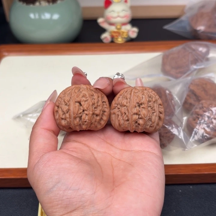 把件文玩核桃h*t全品白狮子41