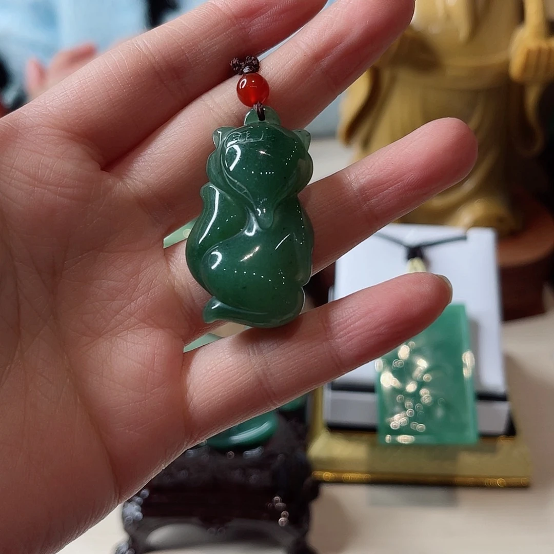 密玉（石英质玉）吊坠未镶嵌静*