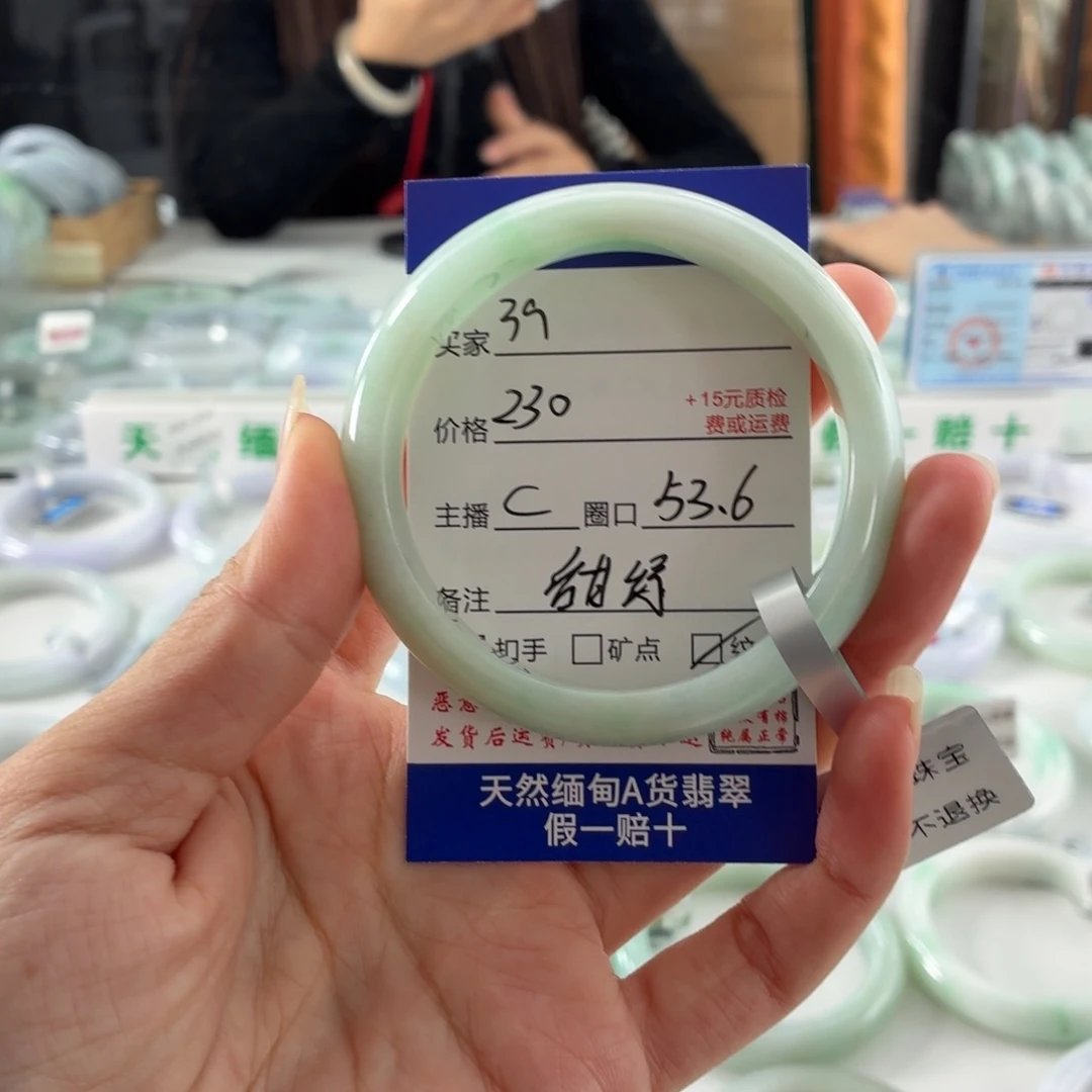 翡翠未镶嵌手镯53