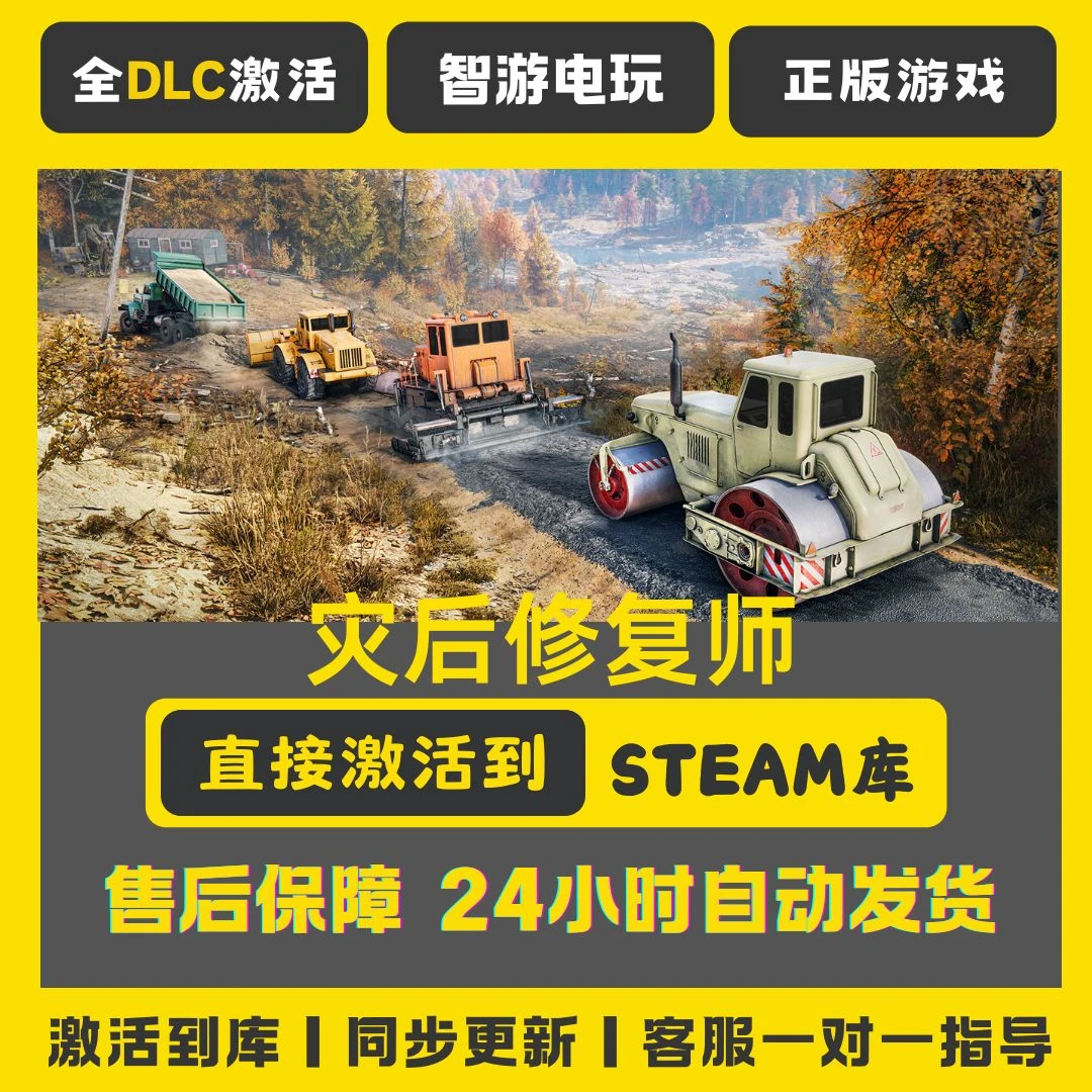 灾后修复师 激活入库CDK全球区适用 steam游戏Steam游戏