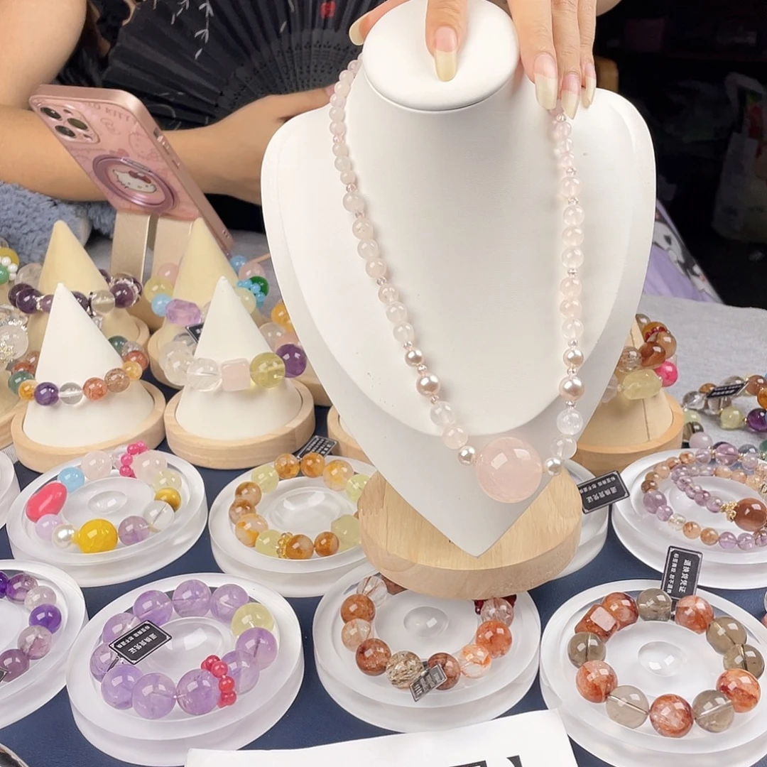 银S925镀金镶嵌手链水晶