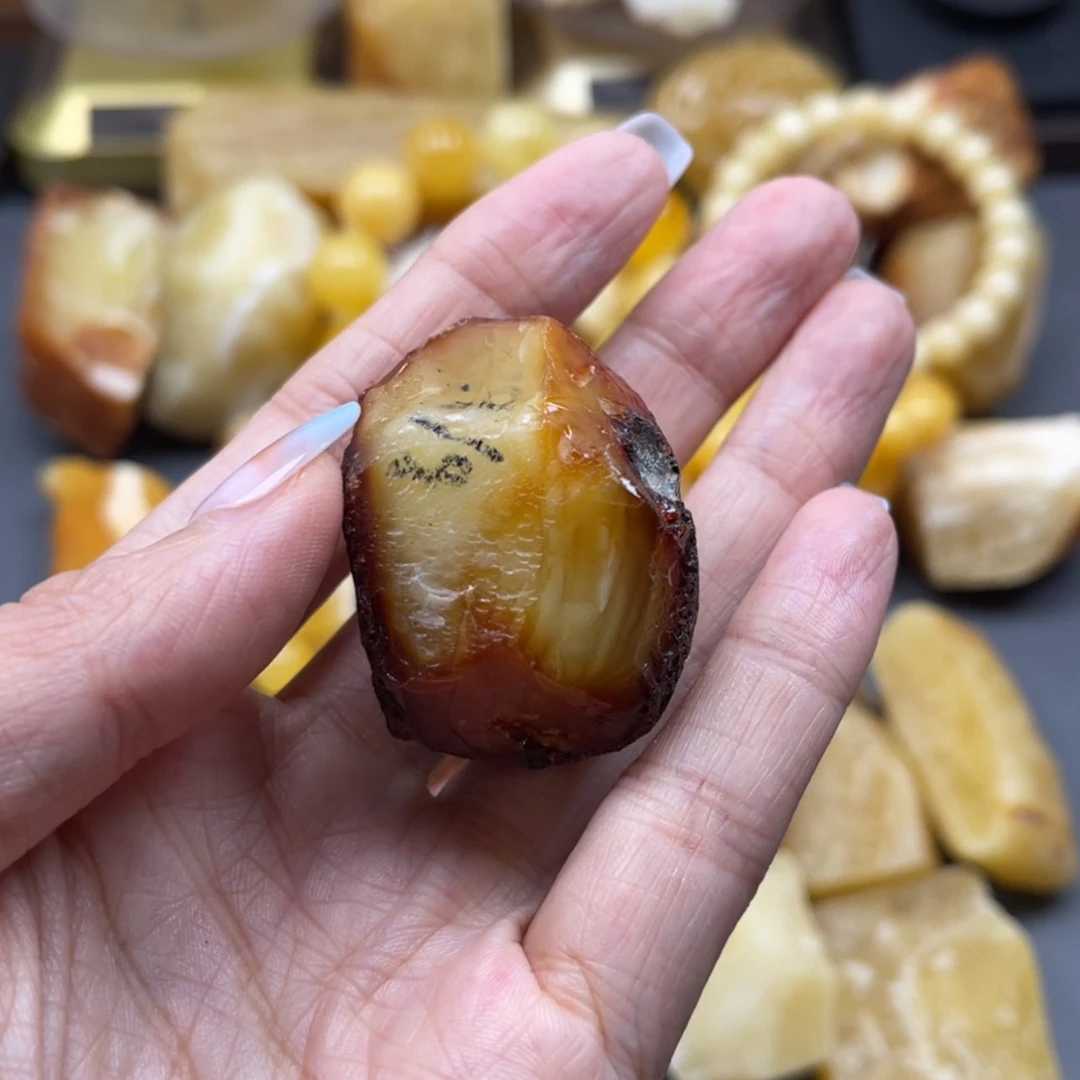【闪购商品】未镶嵌定制琥珀天然琥珀蜜蜡原石定制