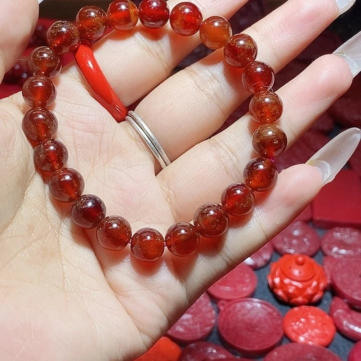 玛瑙/玉髓朱砂合金