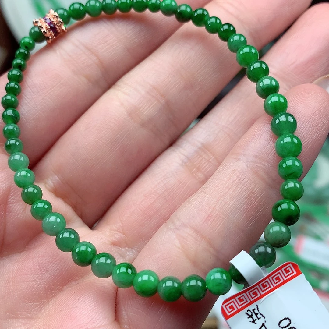 翡翠未镶嵌毛衣链