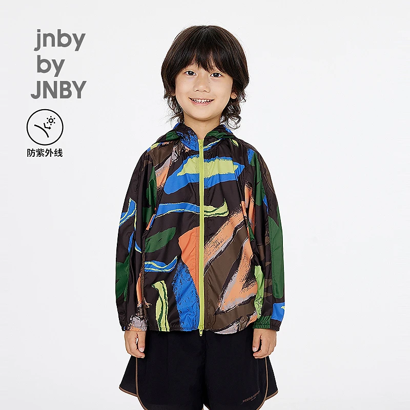 新款江南布衣童装宽松O型连帽夹克25夏男女童1P4611390