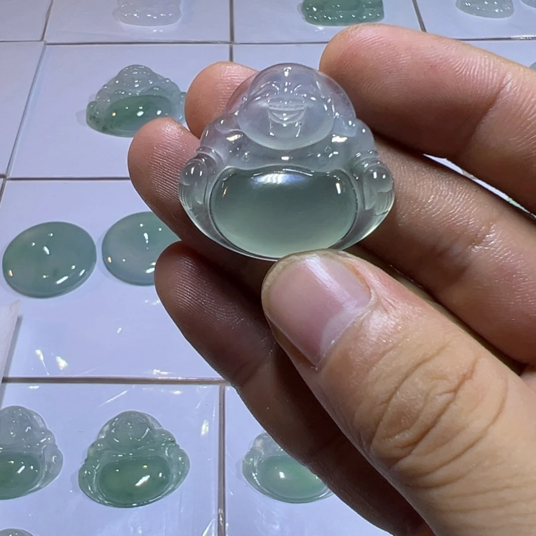 翡翠戒指未镶嵌翡翠佛公