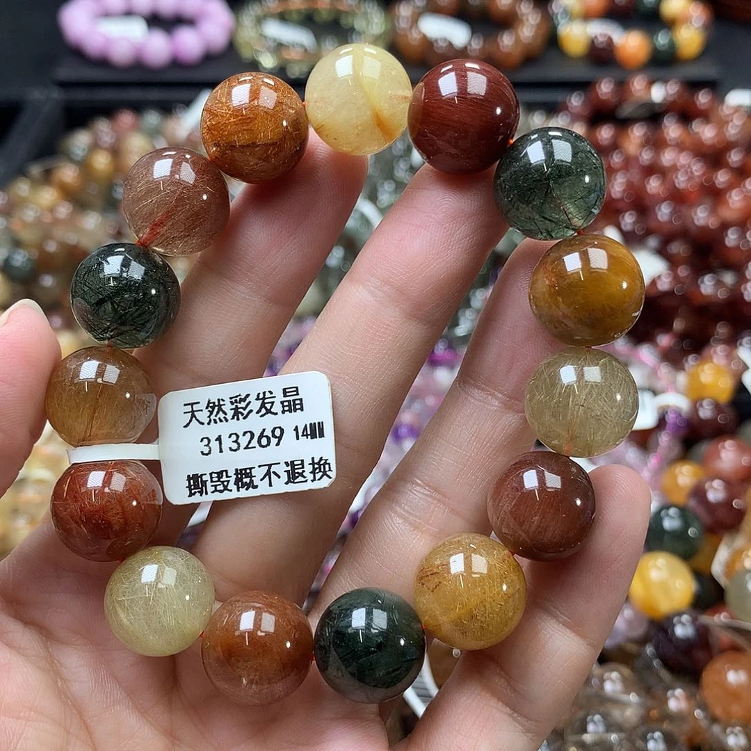 未镶嵌水晶手链，，，