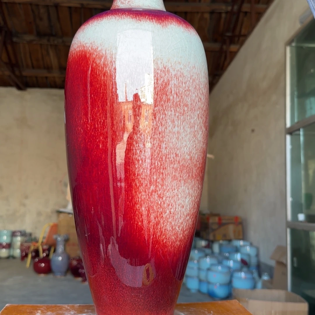 陶摆件郑家钧窑摆件微瑕