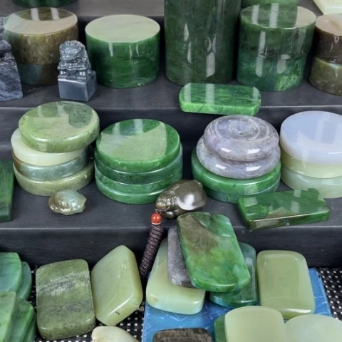 和田玉珠宝半成品未镶嵌W*l