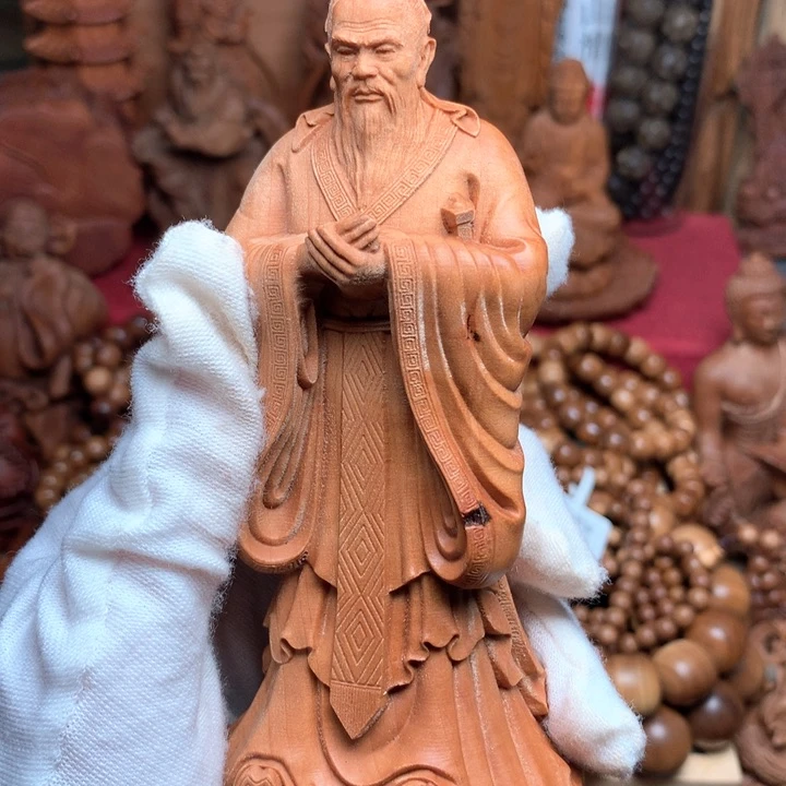 檀香木把件老山檀手把件吊坠瑕疵