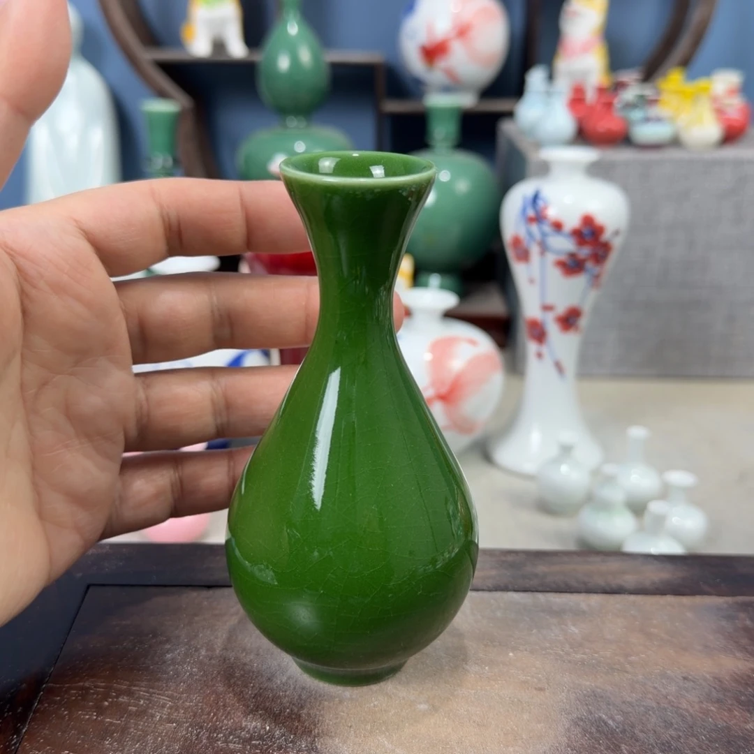 陶瓷手工小花器摆件