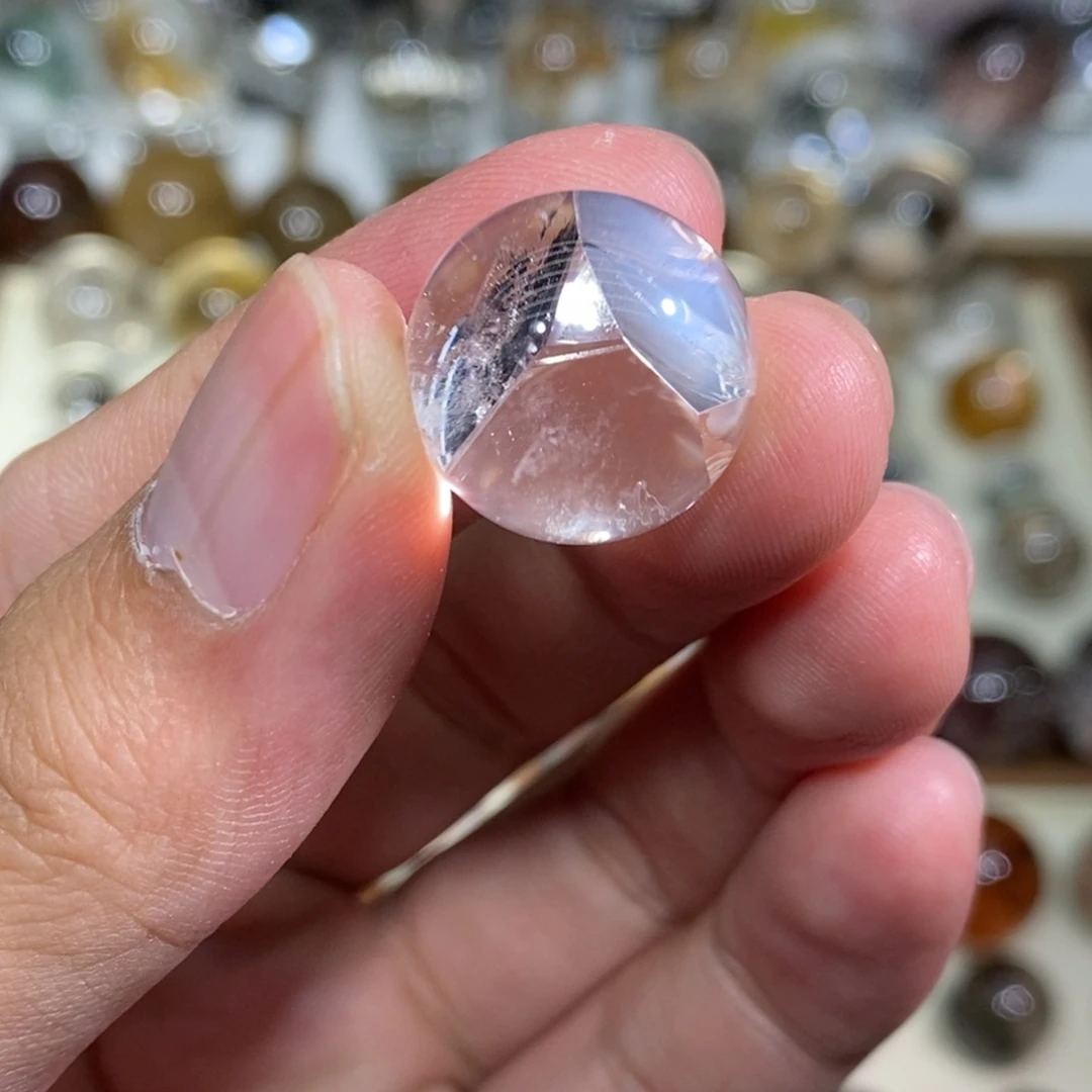 幽灵圆珠16.8mm未镶嵌水晶